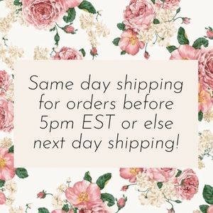 Same day or Next day shipping on all orders🖤